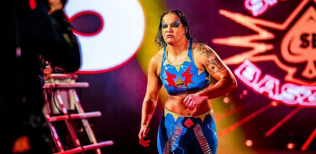 Shayna during her entrance
